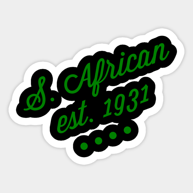 South African Sticker by MessageOnApparel